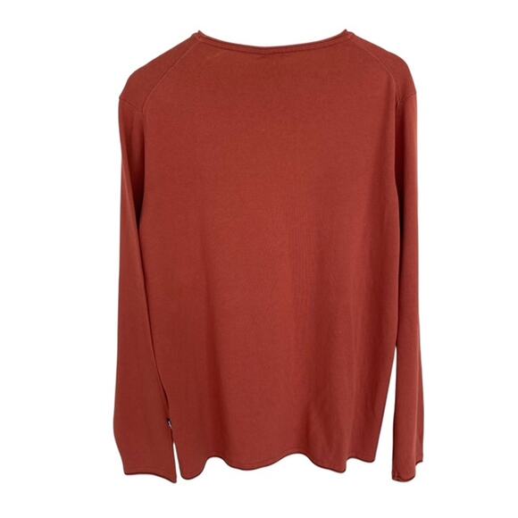 Strellson Cotton Apricot Crewneck Raw Hem Pullover - XL - Picture 3 of 6